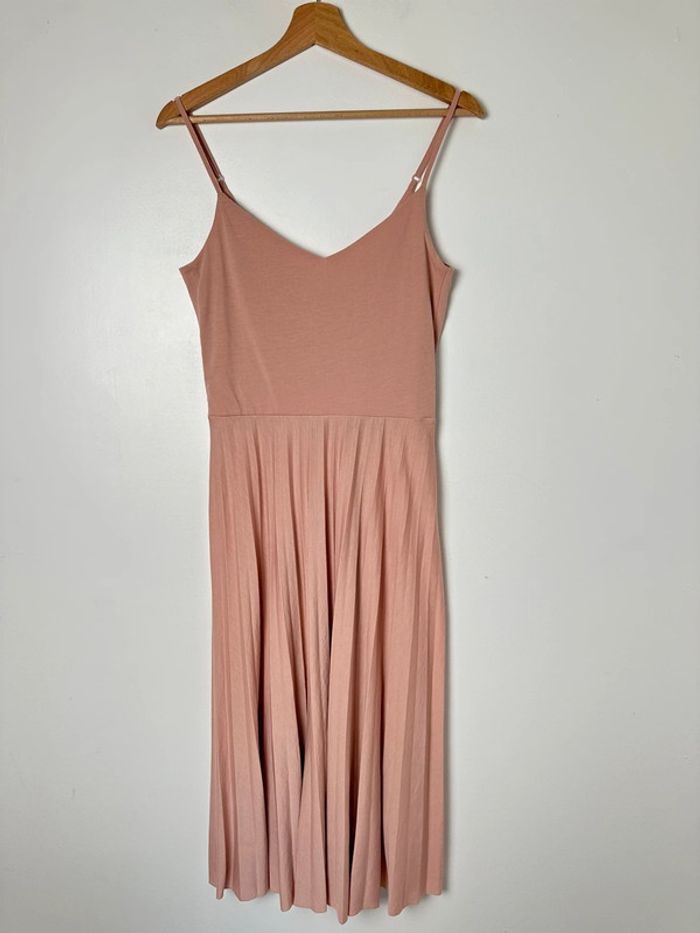 🌸Robe - Asos - vieux rose - plissé - mi longue 🌸 - photo numéro 2