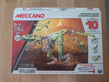 Meccano dinosaure 10 en 1 véritable métal