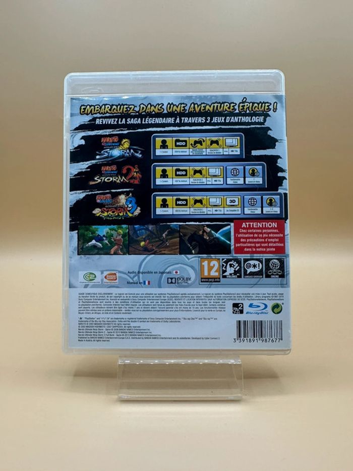 Naruto Shippuden Ultimate Ninja Storm 1 + 2 + 3 Ps3 - photo numéro 2