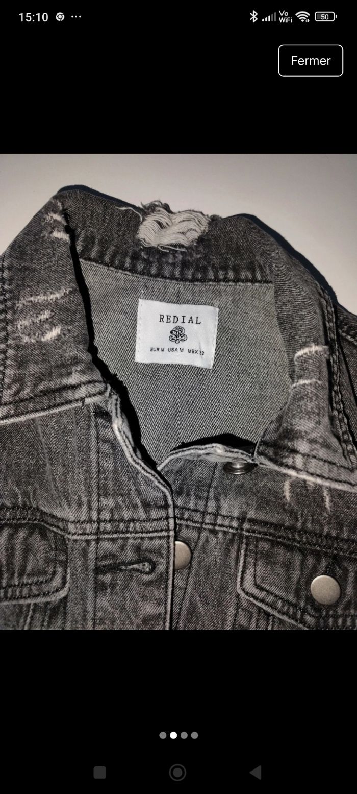 Veste jean redial M - photo numéro 2