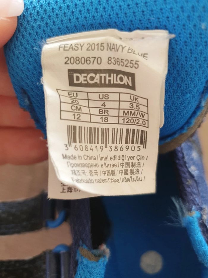 Baskets Domyos taille 20 - photo numéro 4