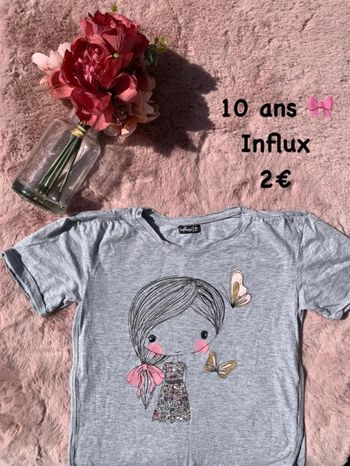 T-shirt 🎀 10 ans 🎀 Influx