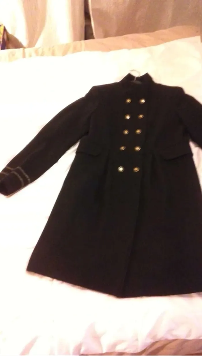 Manteau chaud  en  laine T38 - photo numéro 5