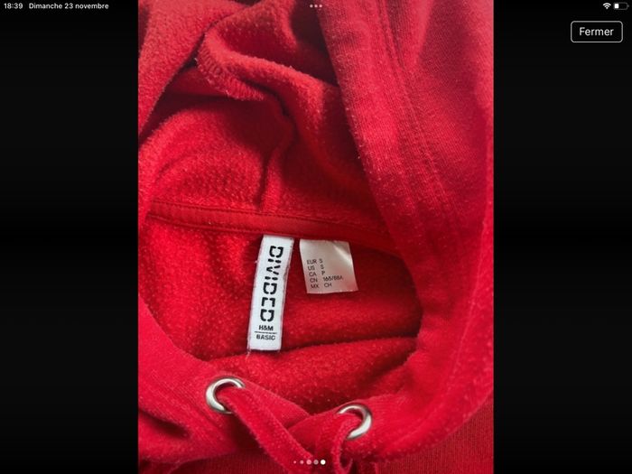 Sweat-shirt court  S  H&M - photo numéro 2