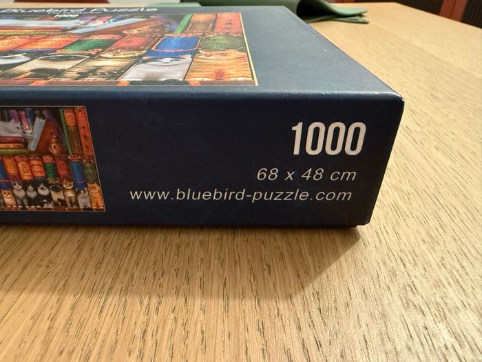 Superbe puzzle Cat bookshelf Bluebirdpuzzle - photo numéro 3