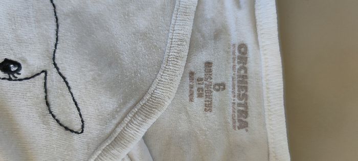 Lot 3 bodys Orchestra 6 mois ⚫⚪ Bodies 6 mois - photo numéro 5