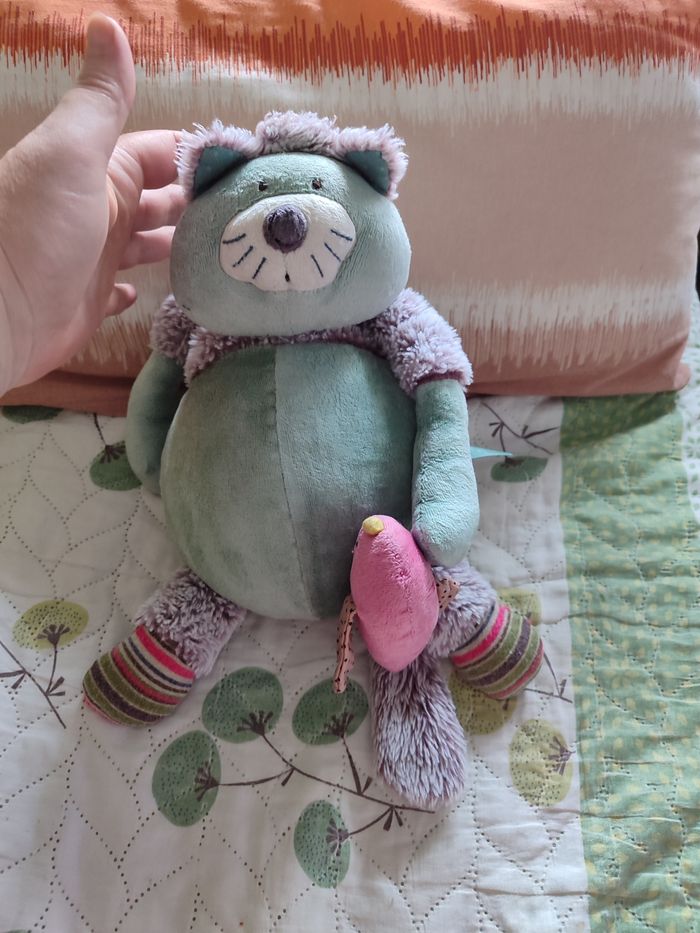 Doudou chat moulin roty