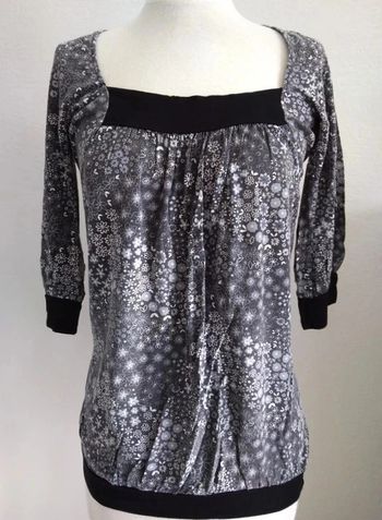 Blouse manches 3/4 taille 40