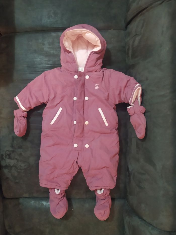 Combinaison pilote Obaïbi Violet 6 mois - photo numéro 2