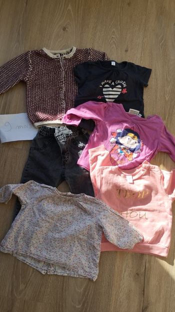 Lot vêtements 9 mois