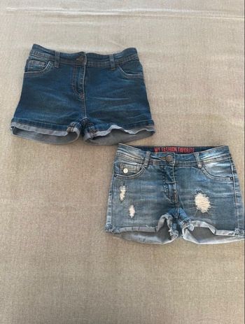 2 shorts fille