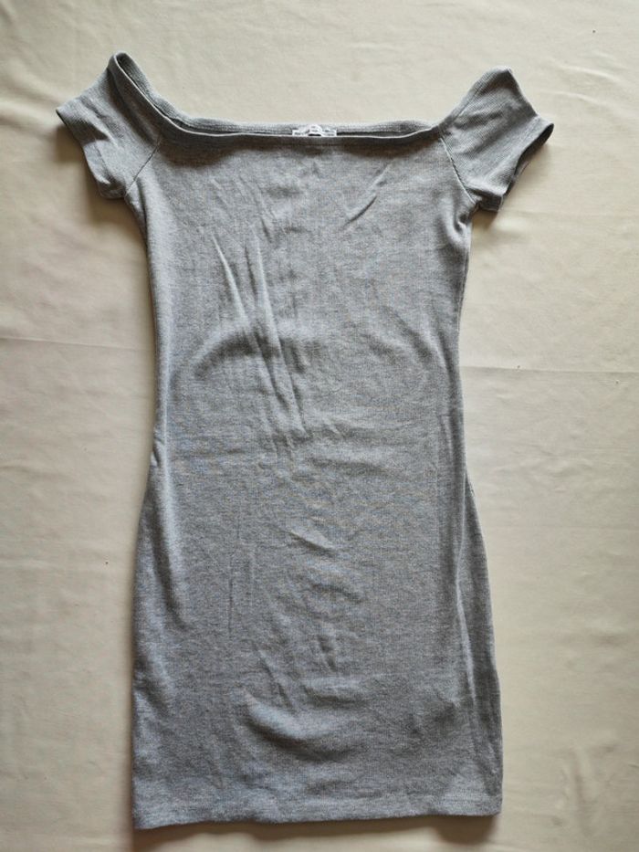 Robe grise taille S ou 36, Bershka, jamais portée