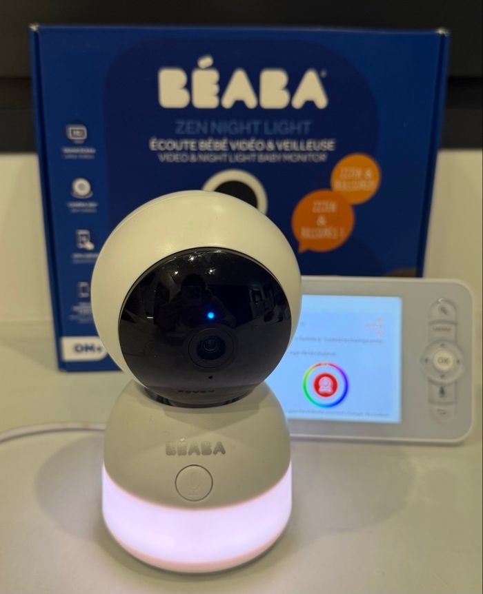BEABA Babyphone écoute-bébé Vidéo Zen Premium night blue. - photo numéro 3