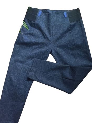 Pantalon imprimé serpent taille unique