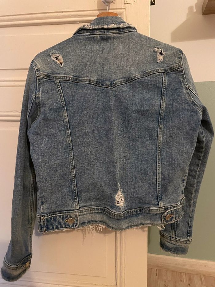 Veste en jean bleu - photo numéro 5