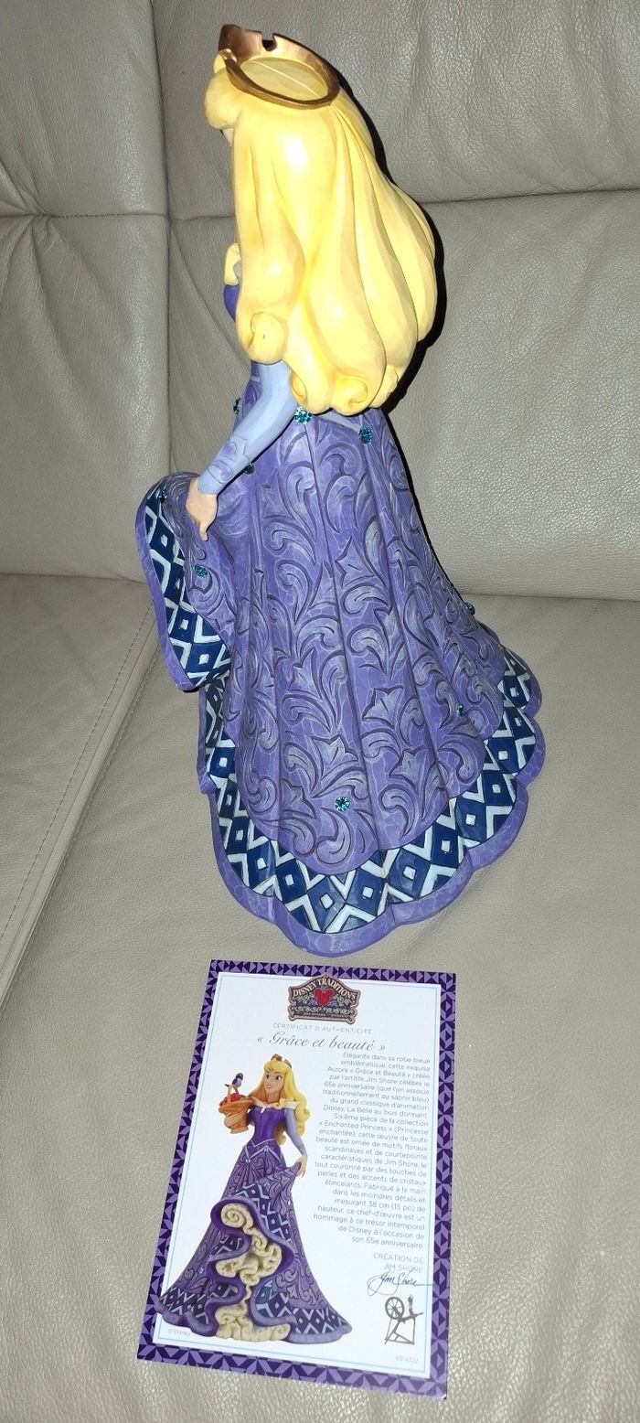 Très Grande figurine jim shore Aurore deluxe disney - photo numéro 9