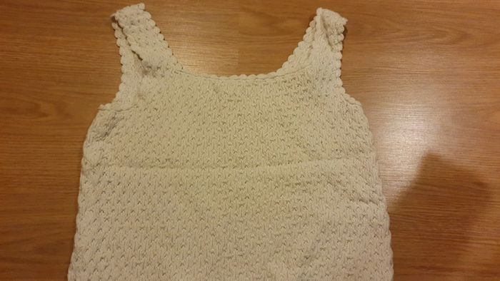 pull vintage coton brode marque et m 100% coton xl - photo numéro 4