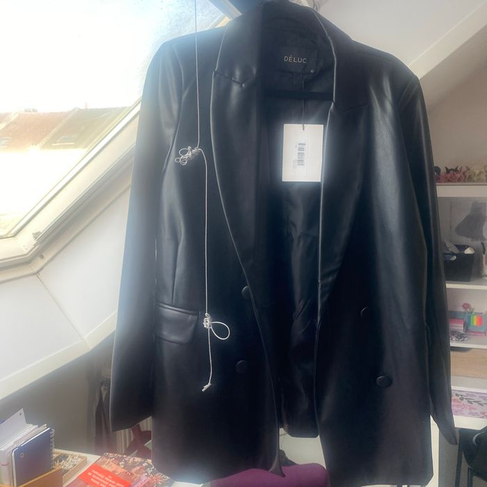 Veste imitation cuir neuve