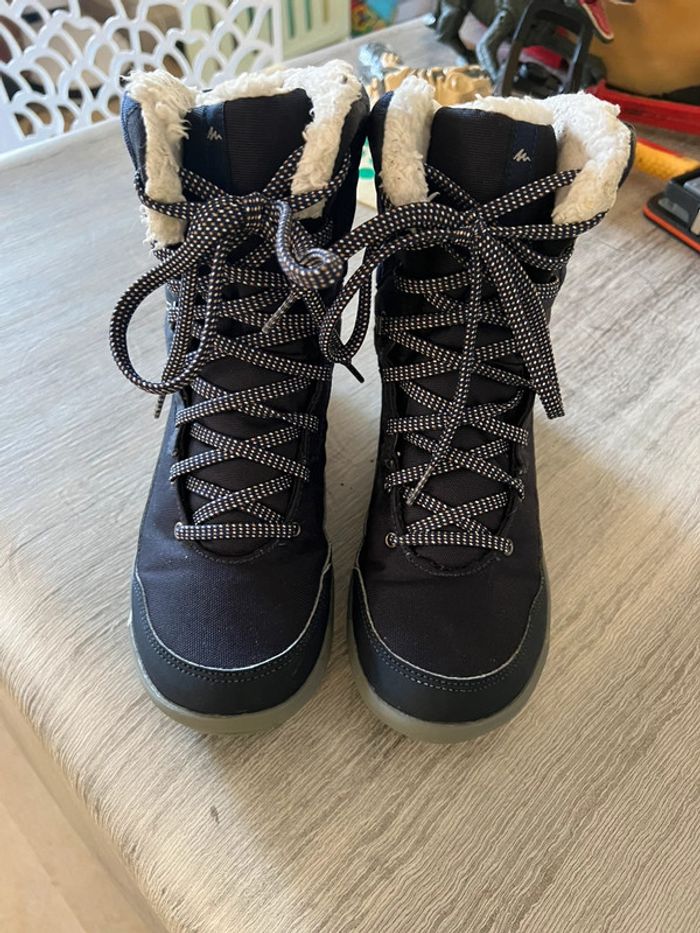 Bottes de neige chaudes imperméables - SH500 hautes - lacets femme - photo numéro 2