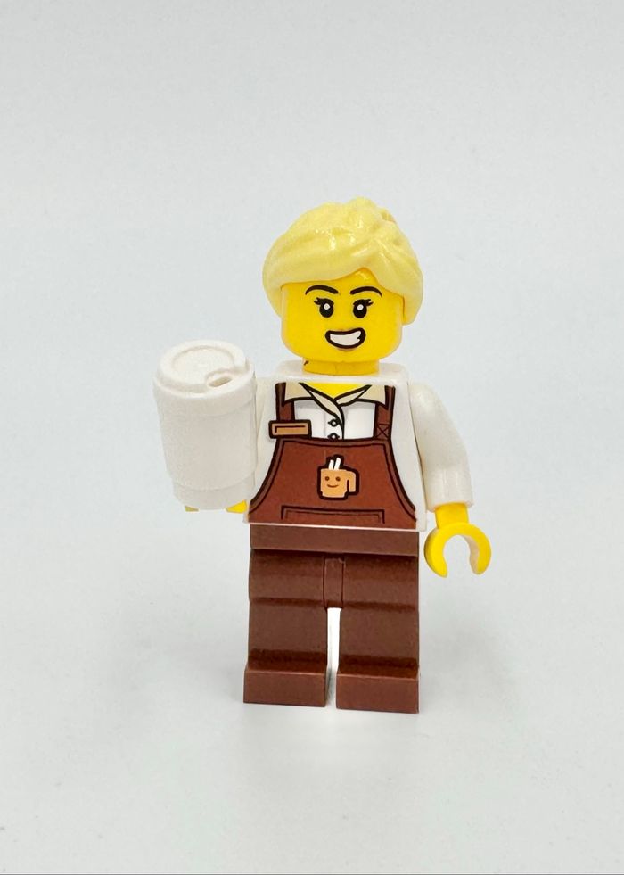 Lego City : Serveuse au Café de la Gare - NEUF - photo numéro 2