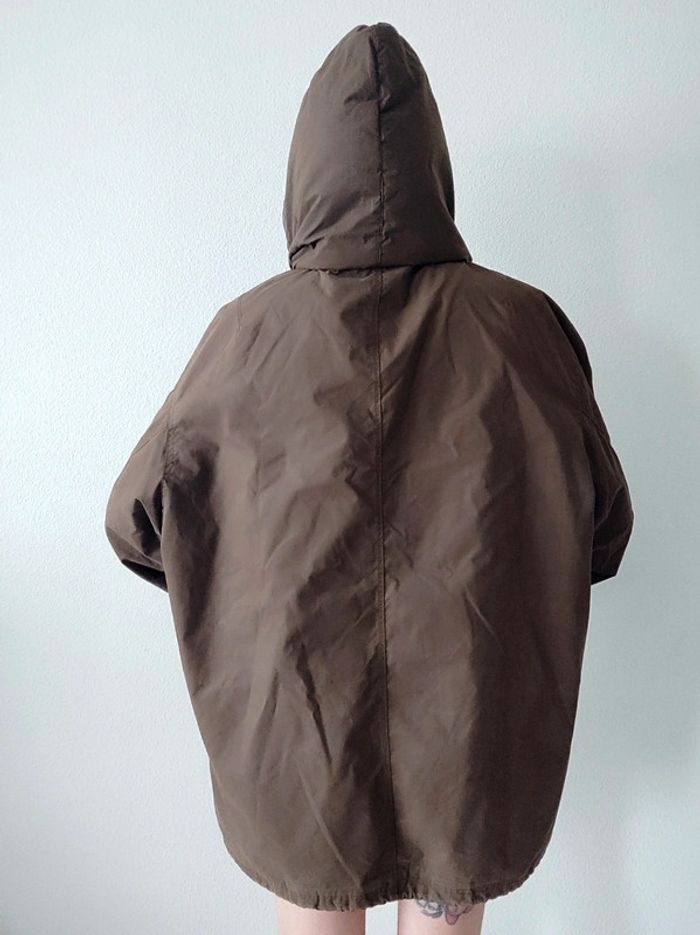 Duffle-coat marron capuche amovible vintage / Goanna American Flavor - 40/L à 42/XL - photo numéro 9