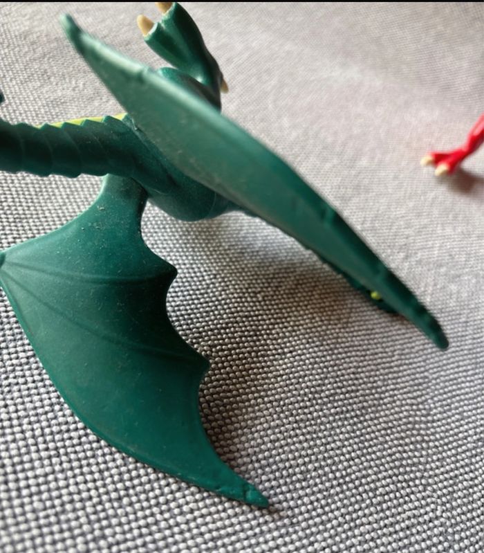 2 dragons articulés pattes et gueules playmobil 4160 calendrier de l avent  Environ 11x 14cm - photo numéro 3