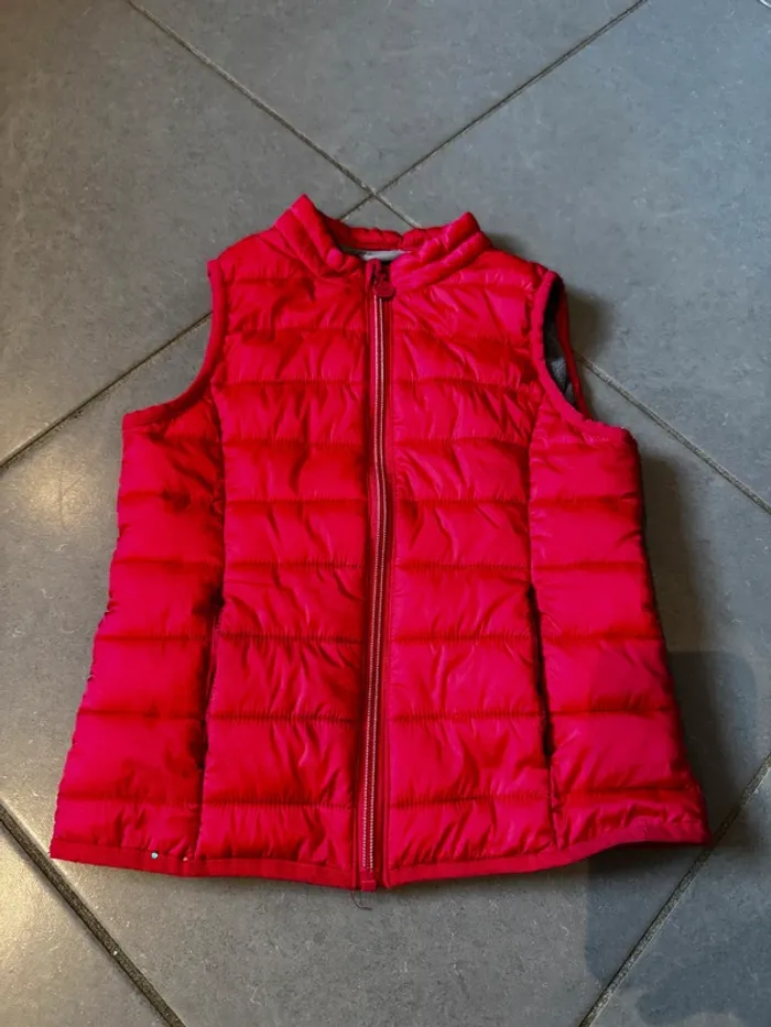 Doudoune / Manteau / Blouson sans manches avec 2 poches - Okaidi - Rose - 5 ans