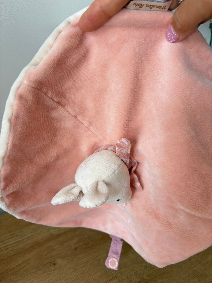 Doudou rond souris rose - photo numéro 6
