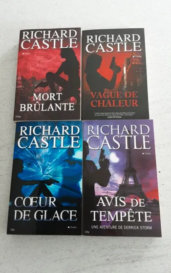 Série 4 livres Richard castle