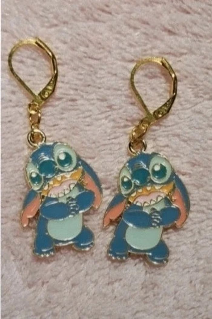 Boucles d'oreilles Stitch Disney - photo numéro 4