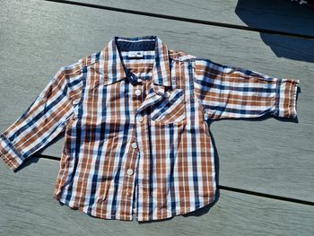 Chemise manches longues garçon