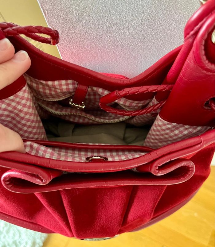Sac Lancel rouge BB neuf - photo numéro 5