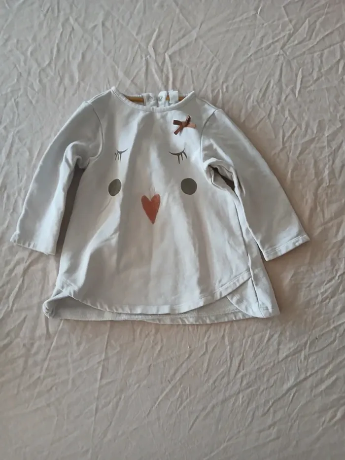 Robe manches longues 18 mois