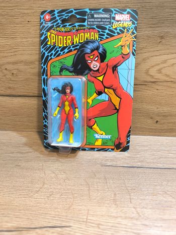 figurine spider-woman marvel legends retro kenner 3.75 neuf