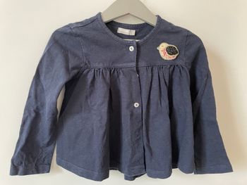 T shirt manche longue bleu foncé - 3 ans fille- Catimini
