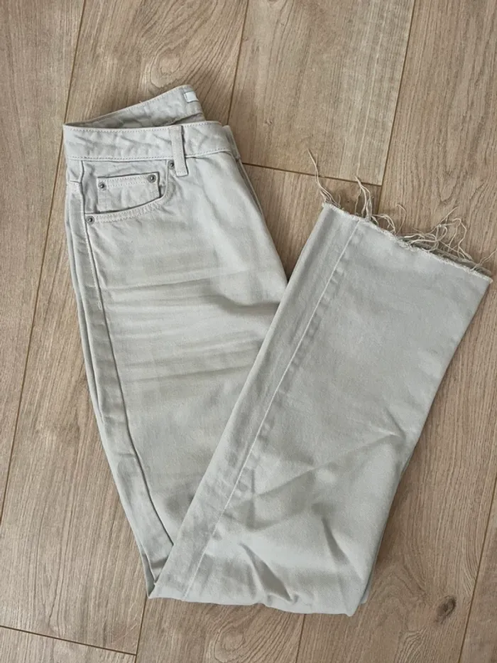 Pantalon droit crème NAKD - photo numéro 6