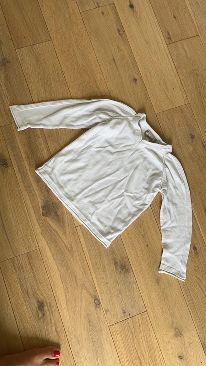 Pull blanc léger