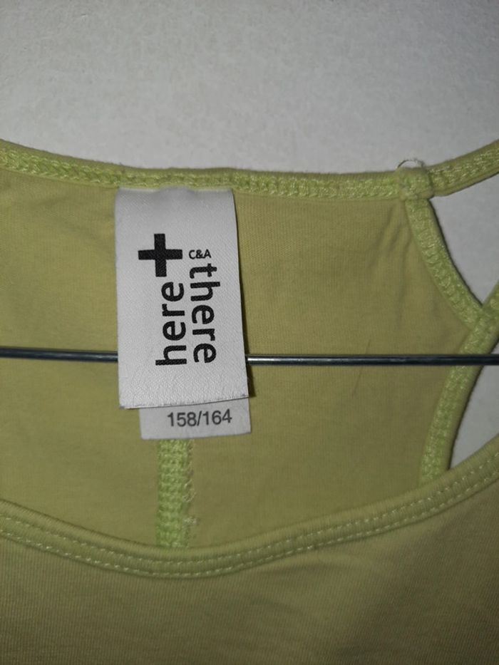 Débardeur vert avec dessin zèbre dessus - photo numéro 3