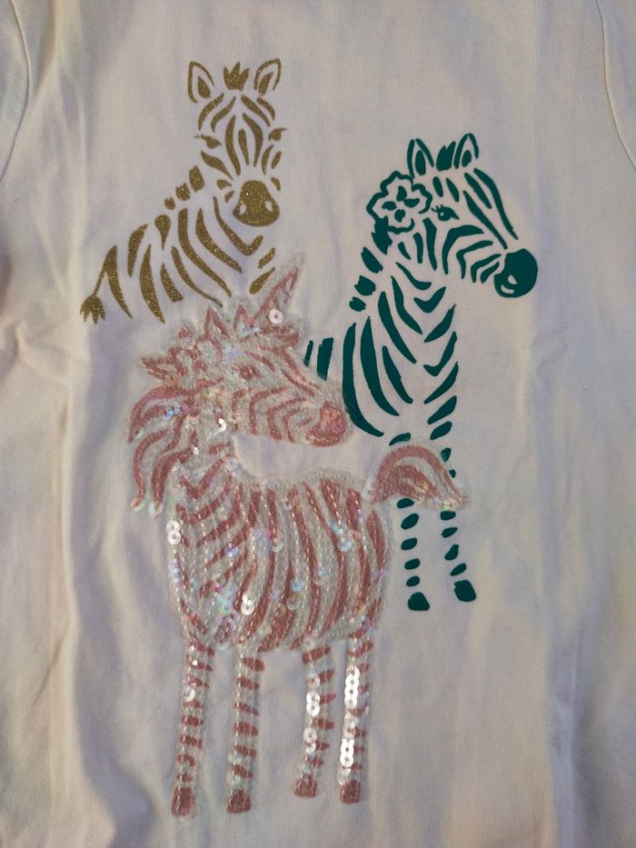 Lot tee-shirts col roulé T.5A - photo numéro 7