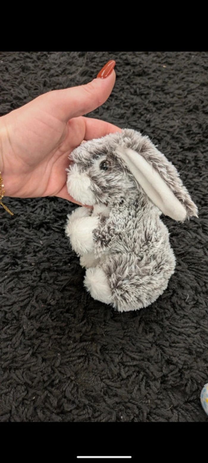 Lot de peluche doudou lapin mouton souris ours - photo numéro 5