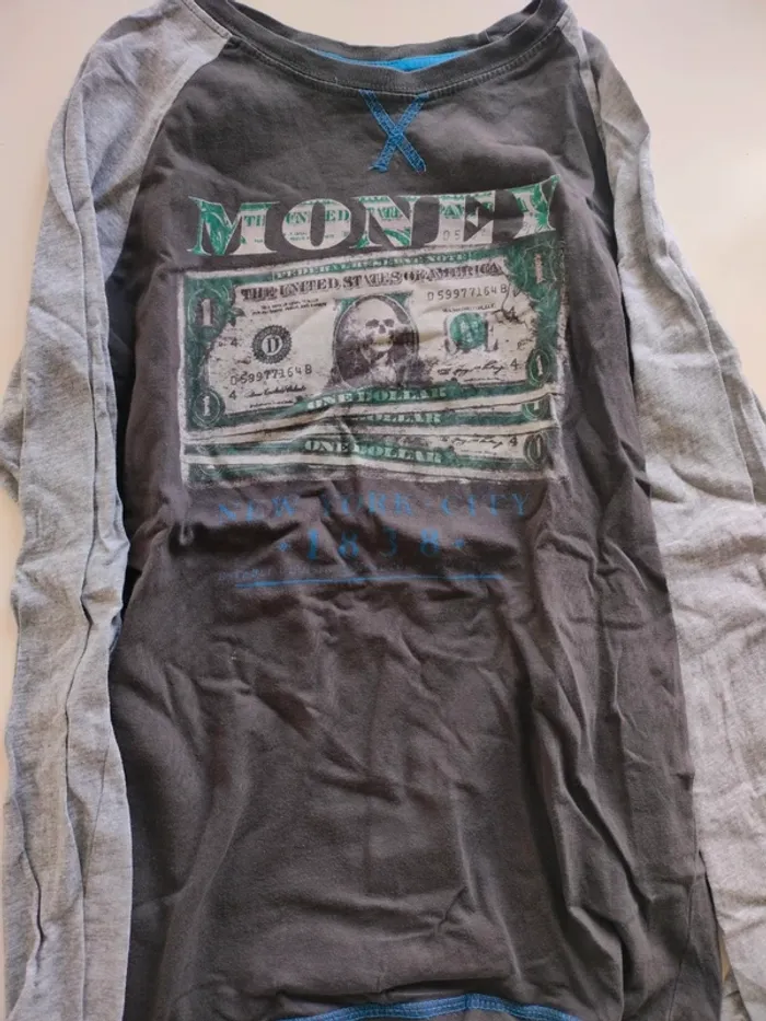 T-shirt Money By Kool 12ans - photo numéro 4