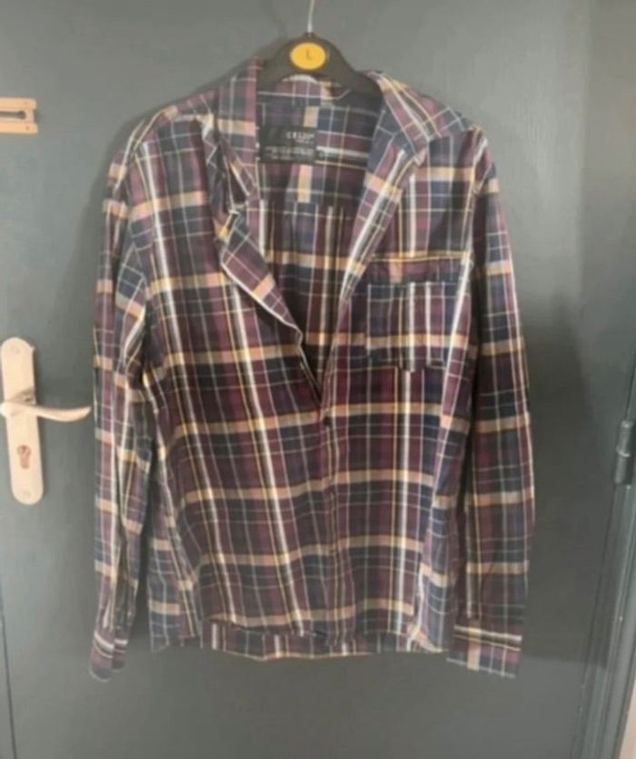 Chemise à carreaux