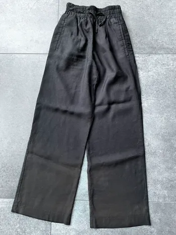 Pantalon fluide noir Zara fille 13-14 ans