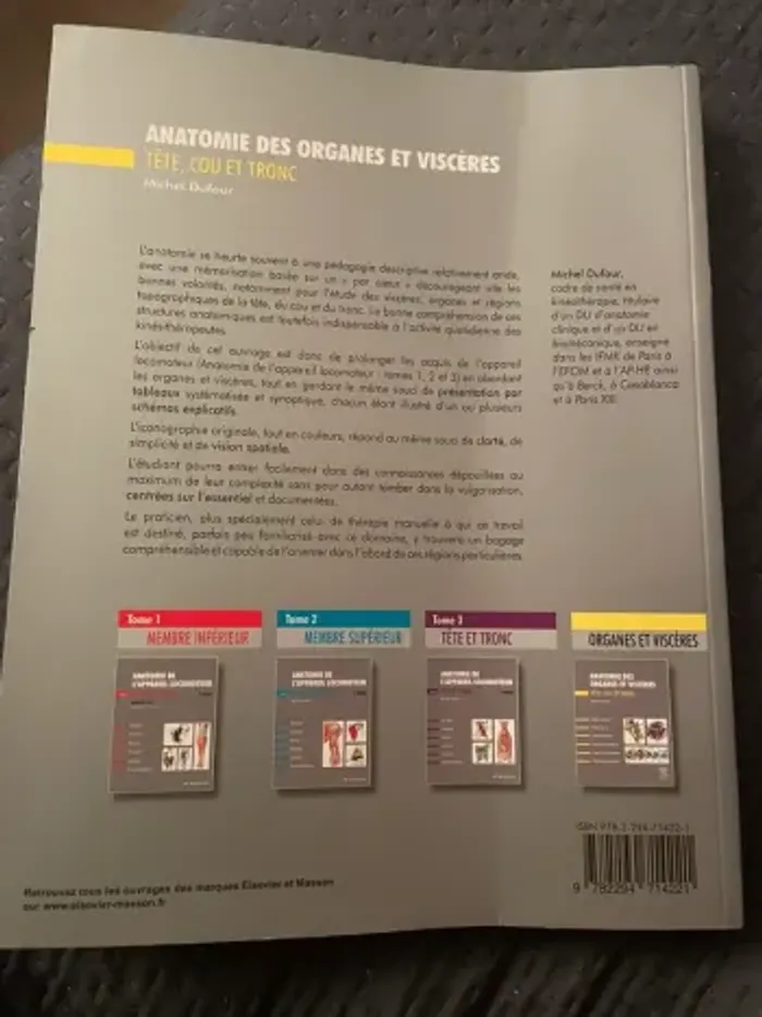 Anatomie des organes et viscères Michel Dufour - photo numéro 2