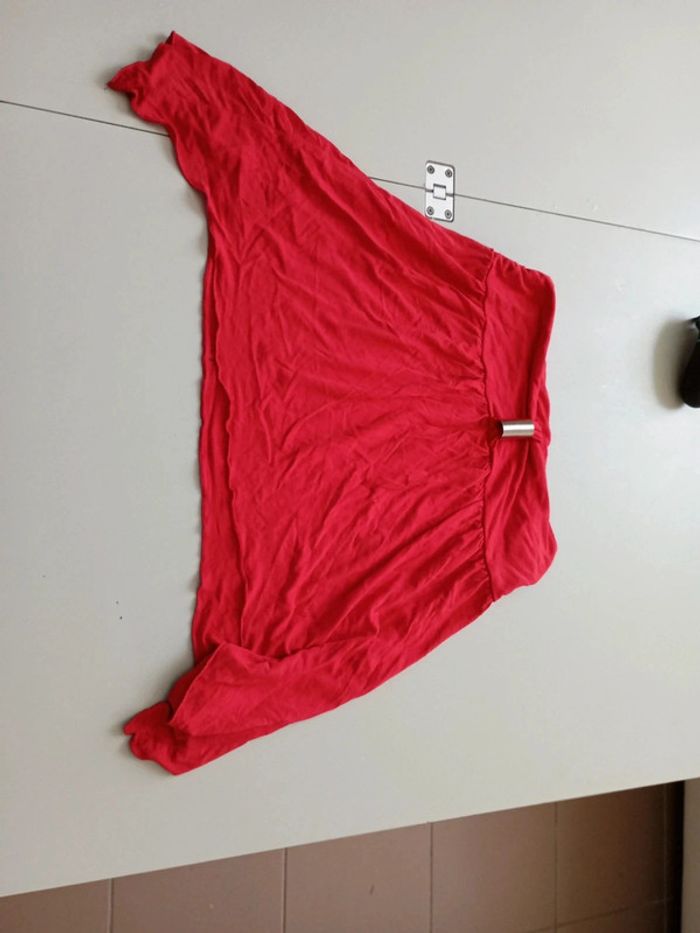 Jupe ressort rouge 14 ans Rds