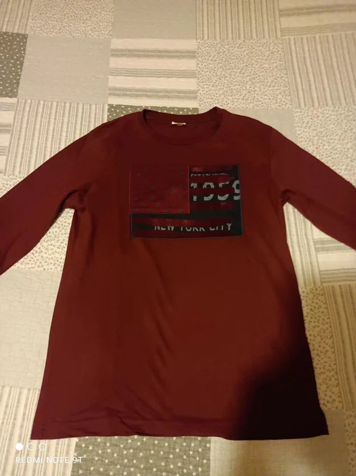 T-shirt manches longues Tape à l'oeil garçon taille 14 ans en excellent état