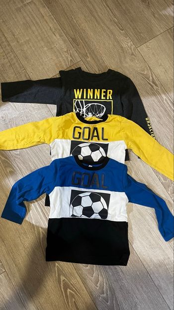 Lot t-shirts manches longues 