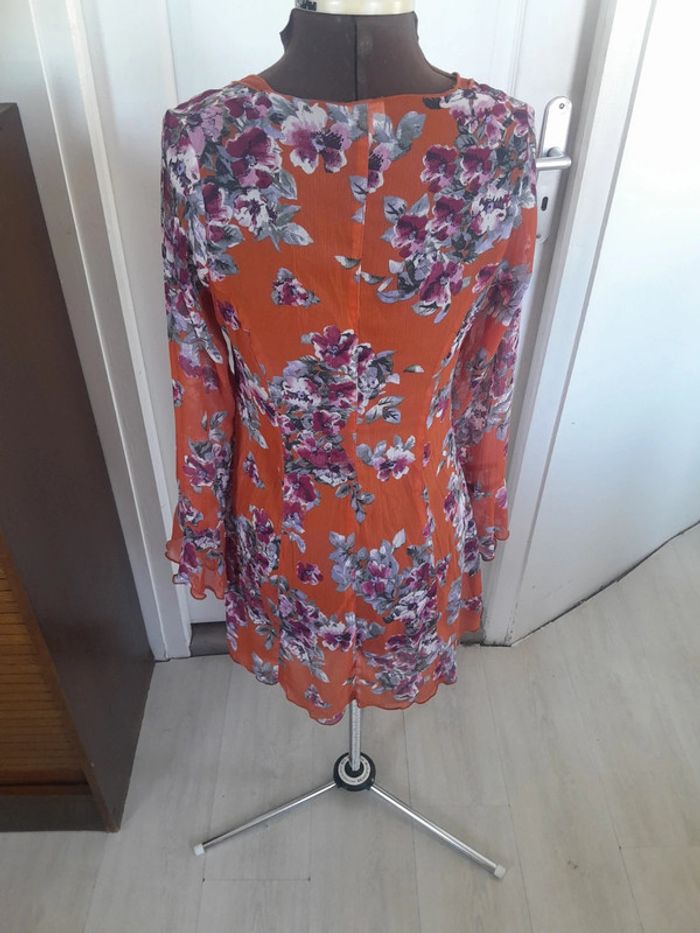 Robe légère mini en voile boutons en nacre Avalanche - photo numéro 2