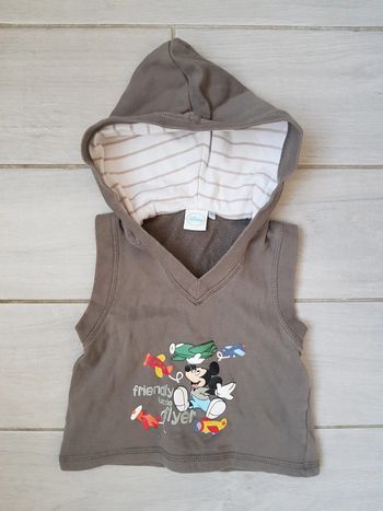 Pull sans manche Mickey Disney 18 mois