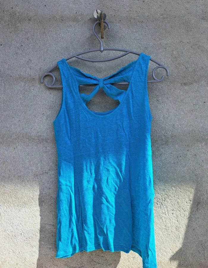 Débardeur turquoise - photo numéro 2